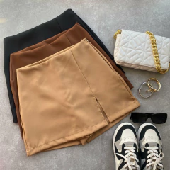 SHORT SAIA ALFAIATARIA FENDA CORES-