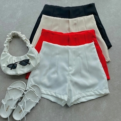SHORT SARA INSPIRAÇAO ALFAIATARIA - Gringa Store