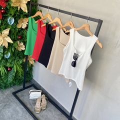 BLUSA RIBANA REGATA DECOTE QUADRADO- - loja online