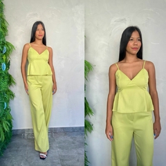 CONJUNTO CROPED BATA E PANTALONA- - comprar online