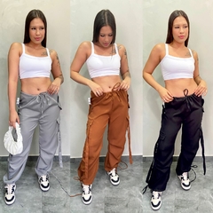CALÇA PARACHUTE- - Gringa Store