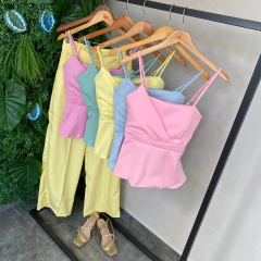 Imagem do BLUSA PEPLUM ALFAIATRAIA DETALHE CINTURA BOJO-