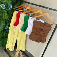 BLUSA PEPLUM ALFAIATRAIA TOMARA QUE CAIA BOJO-