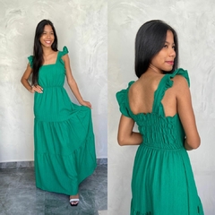 Imagem do VESTIDO LONGO ALÇA TEXTURIZADO-