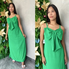 VESTIDO LONGO DUNA LAÇO BRILHO - na internet