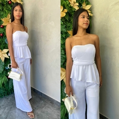 CONJUNTO PANTALONA E BLUSA ASSIMETRICA- - loja online
