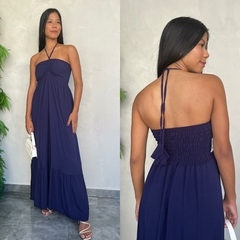 VESTIDO LONGO MARRANT AMARRAÇAO PESCOÇO- - comprar online