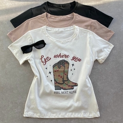 Imagem do TEE SHIRTS GO WHERE BOTA- U