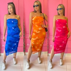VESTIDO TOMARA QUE CAIA TULE - Gringa Store