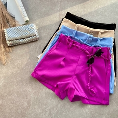 SHORT ALFAIATARIA CINTO CORDAO- - comprar online