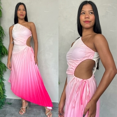VESTIDO PLISSADO DEGRADE- na internet