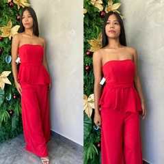 CONJUNTO PANTALONA E BLUSA ASSIMETRICA- - loja online