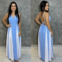 VESTIDO DUO COLOR BARBARA- - loja online