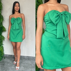Imagem do CONJUNTO ALFAIATARIA CROPED E SHORT SAIA LAÇO-