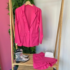 CONJUNTO BLAZER E SHORT LINHO