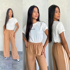 PANTALONA DUNA LISTRAS LATERAL- - Gringa Store