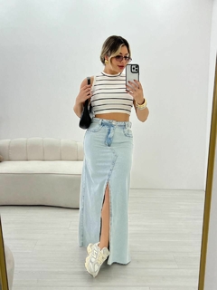 SAIA JEANS MIDE FENDA CLARA-