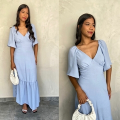 Imagem do VESTIDO LONGO DECOTE MANQUINHA-