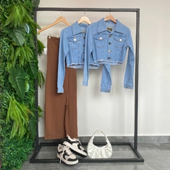 Imagem do JAQUETA JEANS CLARA- MAIS-