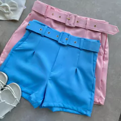 SHORT ALFAIATARIA CINTO TRADICIONAL- - loja online
