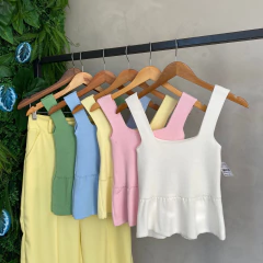 BLUSA PEPLUM MODAL- - loja online