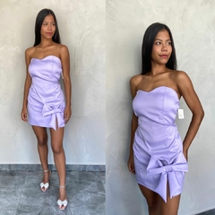 VESTIDO CURTO ALFAIATARIA LAÇO- - comprar online