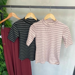 Imagem do BLUSA MANGA RIBANA LISTRAS