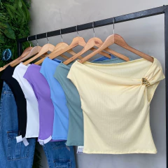 BLUSA RIBANA AVIAMENTO BOJO- - Gringa Store