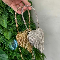 BOLSA CORAÇAO STRASS- - comprar online