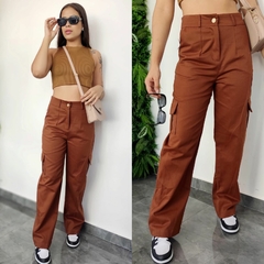 CALÇA CARGO WIDE LEG - Gringa Store