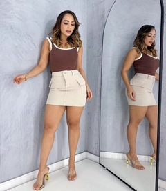 SAIA JEANS NUDE CARGO - na internet