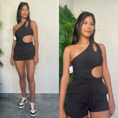 SHORT ALFAIATARIA CINTO CORDAO- - Gringa Store