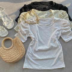 BLUSA MANGA PRINCESA EM LESE- - comprar online