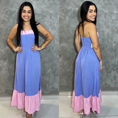 VESTIDO MID DUO COLOR ALINE- - comprar online