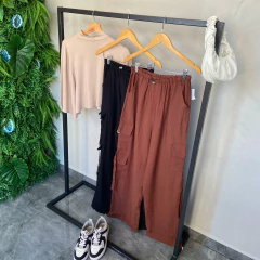 CALÇA PARACHUTE ELASTICO CARGO- - comprar online