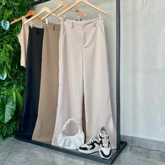 PANTALONA ALFAIATARIA SARJA- - loja online
