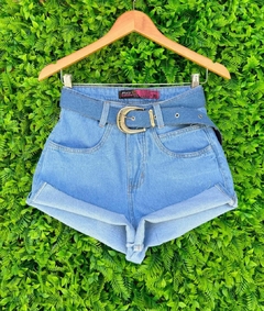 SHORT JEANS MAIS CINTO JEANS-