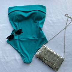 BODY CANELADO TOMARA QUE CAIA BORDA- U - comprar online