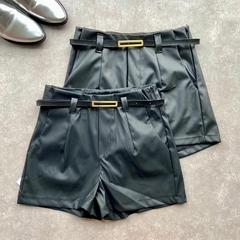 SHORT CINTO COURO FAKE - Gringa Store