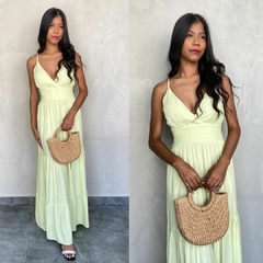 VESTIDO LONGO ALÇA BOJO- - loja online