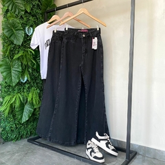 CALÇA JEANS WIDE LEG ESTONADA na internet