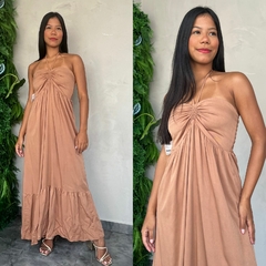 VESTIDO LONGO MARRANT AMARRAÇAO PESCOÇO- - Gringa Store