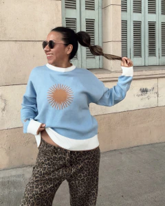 Sweater Oíd Mortales celeste