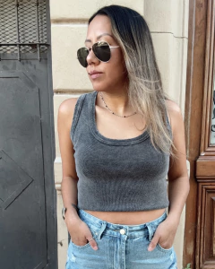 Top BRUNA negro - comprar online