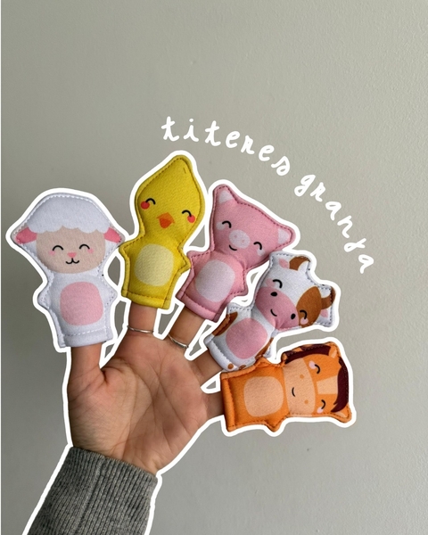 Set títeres de dedo GRANJA - comprar online