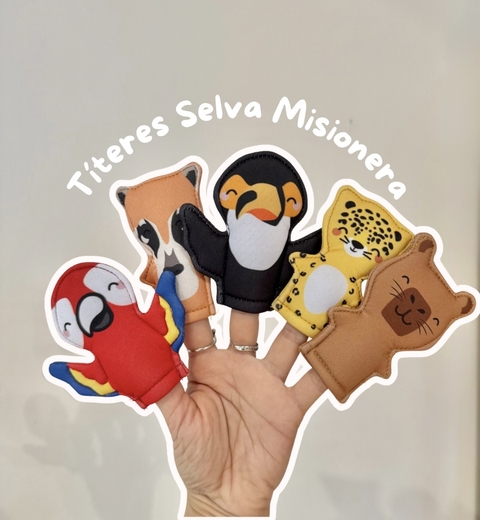 Set títeres de dedo SELVA MISIONERA - comprar online