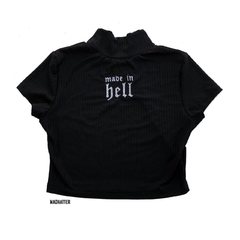Top polera MADE IN HELL