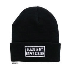 Gorro BLACK IS MY HAPPY COLOUR