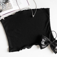 Top strapless semitransparente (OUTLET) - comprar online