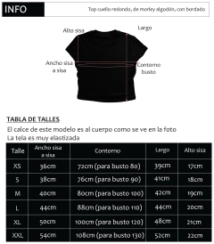 Croptop SINNER / DRAGON LUNA / WITCH / LOVDER - comprar online